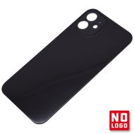 Buy reliable spare parts with Lifetime Warranty | Big Hole No Logo Rear Glass Cover for iPhone 12 Black | Fast Delivery from our warehouse in Sweden!