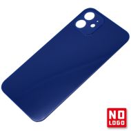 Buy reliable spare parts with Lifetime Warranty | Big Hole No Logo Rear Glass Cover for iPhone 12 Blue | Fast Delivery from our warehouse in Sweden!