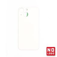 Buy reliable spare parts with Lifetime Warranty | Big Hole No Logo Rear Glass Cover for iPhone 13 Mini Starlight (White) | Fast Delivery from our warehouse in Sweden!