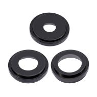 Back Camera Lens Glass with Ring for iPhone 14 Pro / 14 Pro Max 3pcs/set Space Black - Thepartshome.se