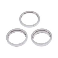 Back Camera Lens Ring for iPhone 14 Pro / 14 Pro Max 3pcs/set Silver - Thepartshome.se