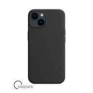 Buy reliable spare parts with Lifetime Warranty | Silicone Case with Magsafe for iPhone 13/13 Pro/14 Superb Midnight Black | Fast Delivery from our warehouse in Sweden!