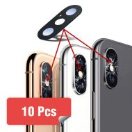 Back Camera Lens with Adhesive w/o Metal Ring for iPhone XS / XS Max (10pcs/pack)