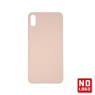 Buy reliable spare parts with Lifetime Warranty | Big Hole No Logo Rear Glass Cover for iPhone XS Max Gold | Fast Delivery from our warehouse in Sweden!