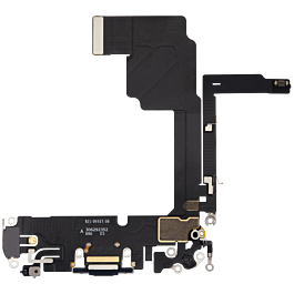 Charging Port Flex Cable for iPhone 15 Pro Blue Titanium OEM - Thepartshome.eu