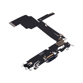 Charging Port Flex Cable for iPhone 15 Pro Max Blue Titanium OEM - Thepartshome.eu