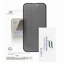 Svensson Plus Privacy Tempered Glass Screen Protector for iPhone 16 Pro Retail Pack - Thepartshome.eu