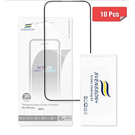 Svensson Plus Full Cover Tempered Glass for iPhone 16 Pro 10-Pack - Thepartshome.eu