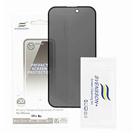 Svensson Plus Privacy Tempered Glass Screen Protector for iPhone 16 Pro Max Retail Pack - Thepartshome.eu