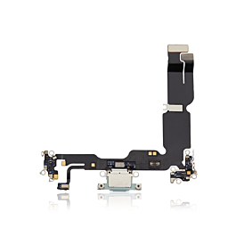 Charging Port Flex Cable for iPhone 15 Plus Green OEM - Thepartshome.eu