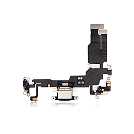 Charging Port Flex Cable for iPhone 15 Black OEM - Thepartshome.eu