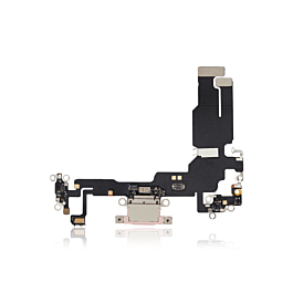 Charging Port Flex Cable for iPhone 15 Pink OEM - Thepartshome.eu