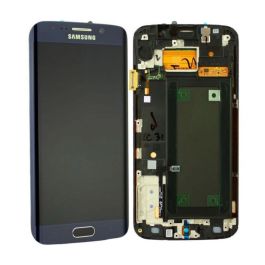 Samsung Galaxy S6 Edge (G925F) LCD Assembly Black Original Service Pack - Thepartshome.eu