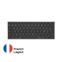 Achetez des pièces détachées MacBook fiables avec une garantie à vie | Disposition française du clavier uniquement pour MacBook Retina 12-inch A1534 2016-2017 | French Keyboard Livraison rapide de la Suède vers la France !