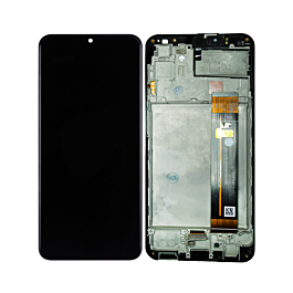 Screen Assembly with Frame for Samsung Galaxy A23 5G 2022/A236 Original Refurbished Black