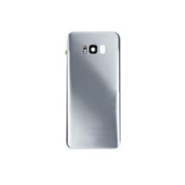 Back Cover with Camera Lens for Samsung Galaxy S8 - CMR - Silver