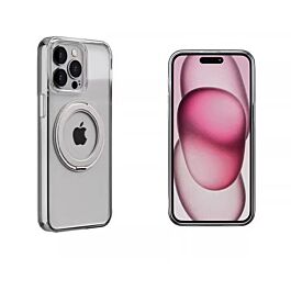 Svensson+ Clear Case With Magnetic Ring Stand for iPhone 15 Pro Max - Thepartshome.eu